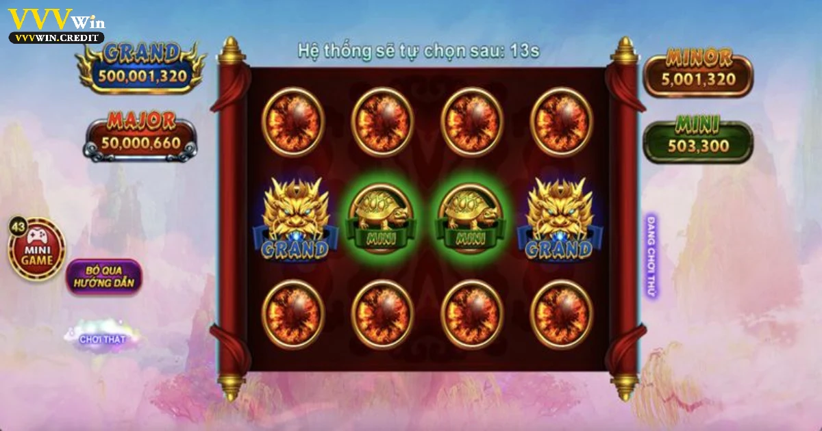 Kho Báu Tứ Linh - Hành Trình Săn Thưởng Khủng Tại VVVWin 3 Cách chơi và săn thưởng trong game Kho Báu Tứ Linh