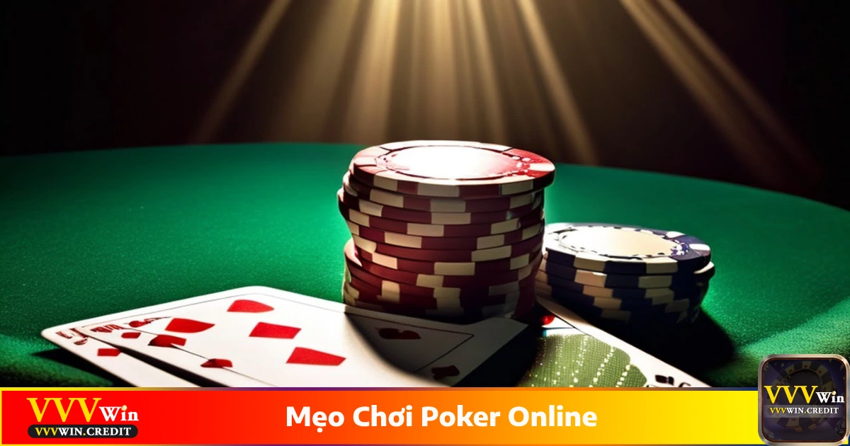 Mẹo Chơi Poker Online - Bí Quyết Đánh Bại Đối Thủ Tại VVVWin 3 Mẹo chơi Poker online giúp tăng tỷ lệ thắng cao