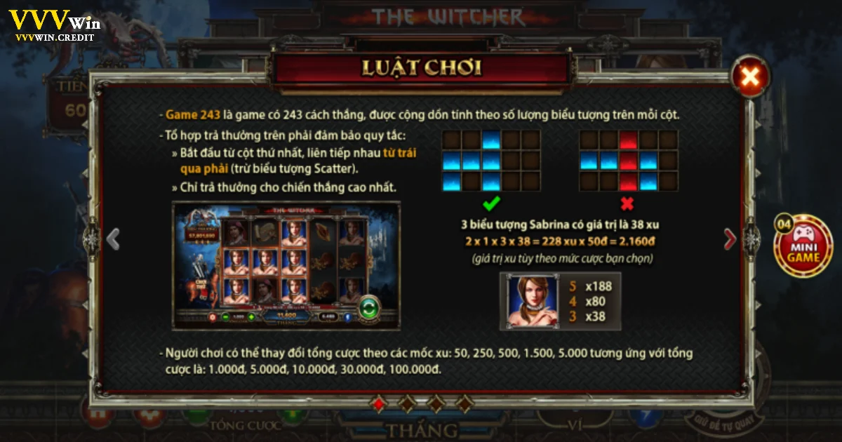 Nổ Hũ The Witcher - Khám Phá Vòng Quay Phép Thuật VVVWin 3 Theo dõi hiệu suất chơi của bạn